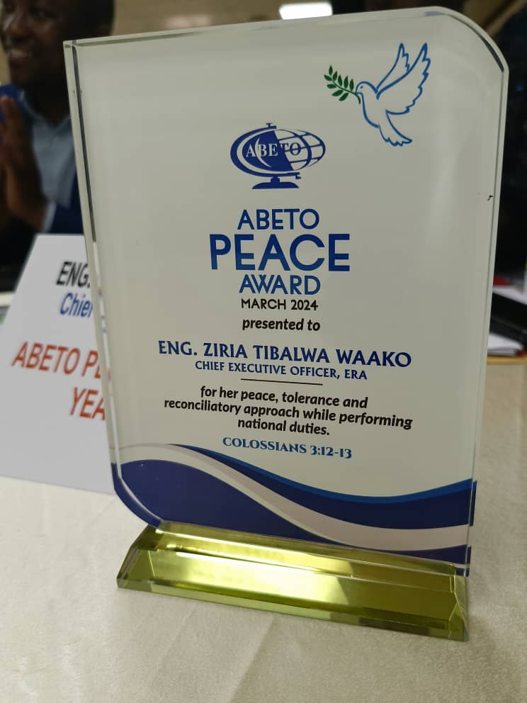 Today, I am filled with gratitude and pride as I have received the prestigious ABETO Peace Award. This recognition is not just a reflection of my individual efforts, but a testament to the dedication and hard work of Team @ERA_Uganda. The peaceful environment in Uganda has
