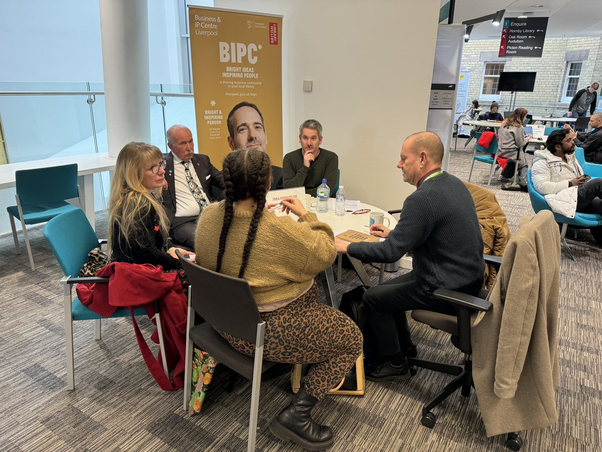 Thank you to our growing group of amazing business volunteers AND thank you to the thousands of aspiring and inspiring entrepreneurs who have visited us at BIPC Liverpool One of our busiest Business Clinic afternoons at Liverpool Central Library’s - plus we had a VIP visit.