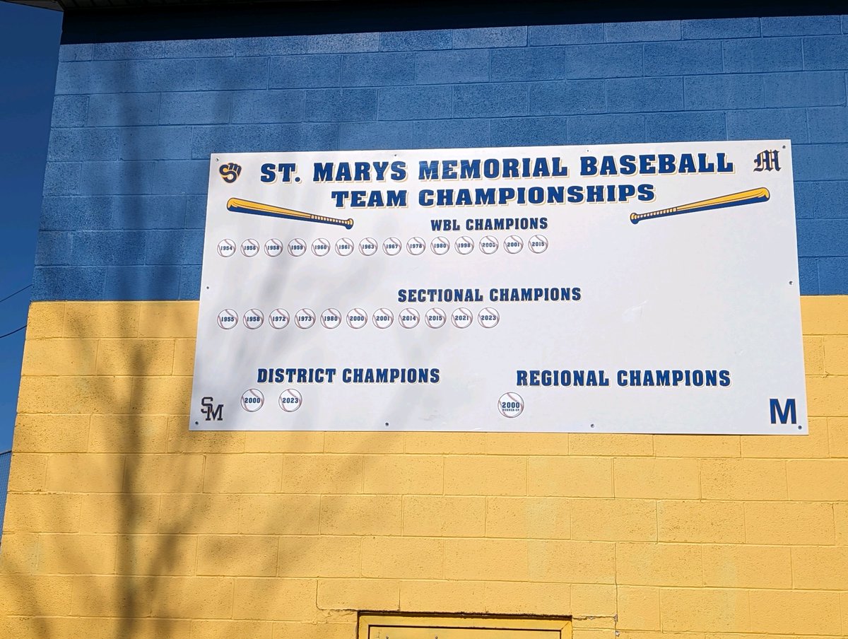 St. Marys Memorial Baseball tweet media