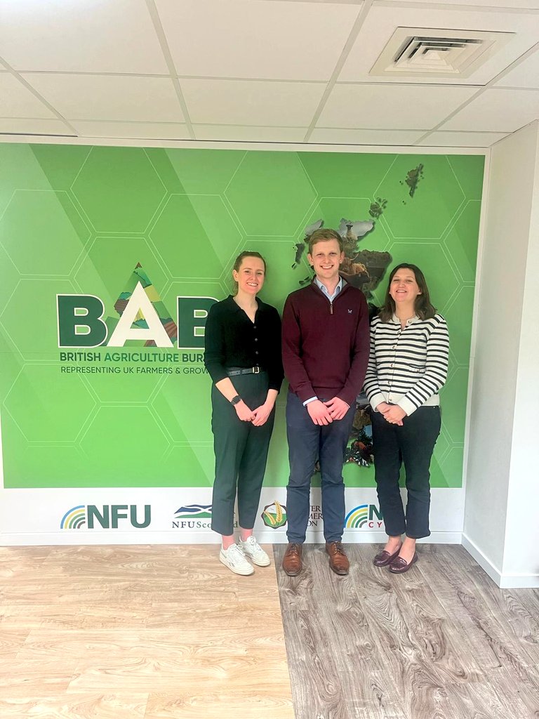 British Agriculture Bureau (@ukfarmingunions) on Twitter photo Over the last 6 months we've had the fantastic James at BAB during his NFU Graduate scheme
A valued team member covering subjects such as dairy, soil, trade & our engagement with <a href="/_CEJA_/">CEJA Young Farmers</a>
We know he will continue his great work in his new permanent role with <a href="/NFUeconomics/">NFU Economics</a> 👏 Over the last 6 months we've had the fantastic James at BAB during his NFU Graduate scheme
A valued team member covering subjects such as dairy, soil, trade & our engagement with <a href="/_CEJA_/">CEJA Young Farmers</a>
We know he will continue his great work in his new permanent role with <a href="/NFUeconomics/">NFU Economics</a> 👏