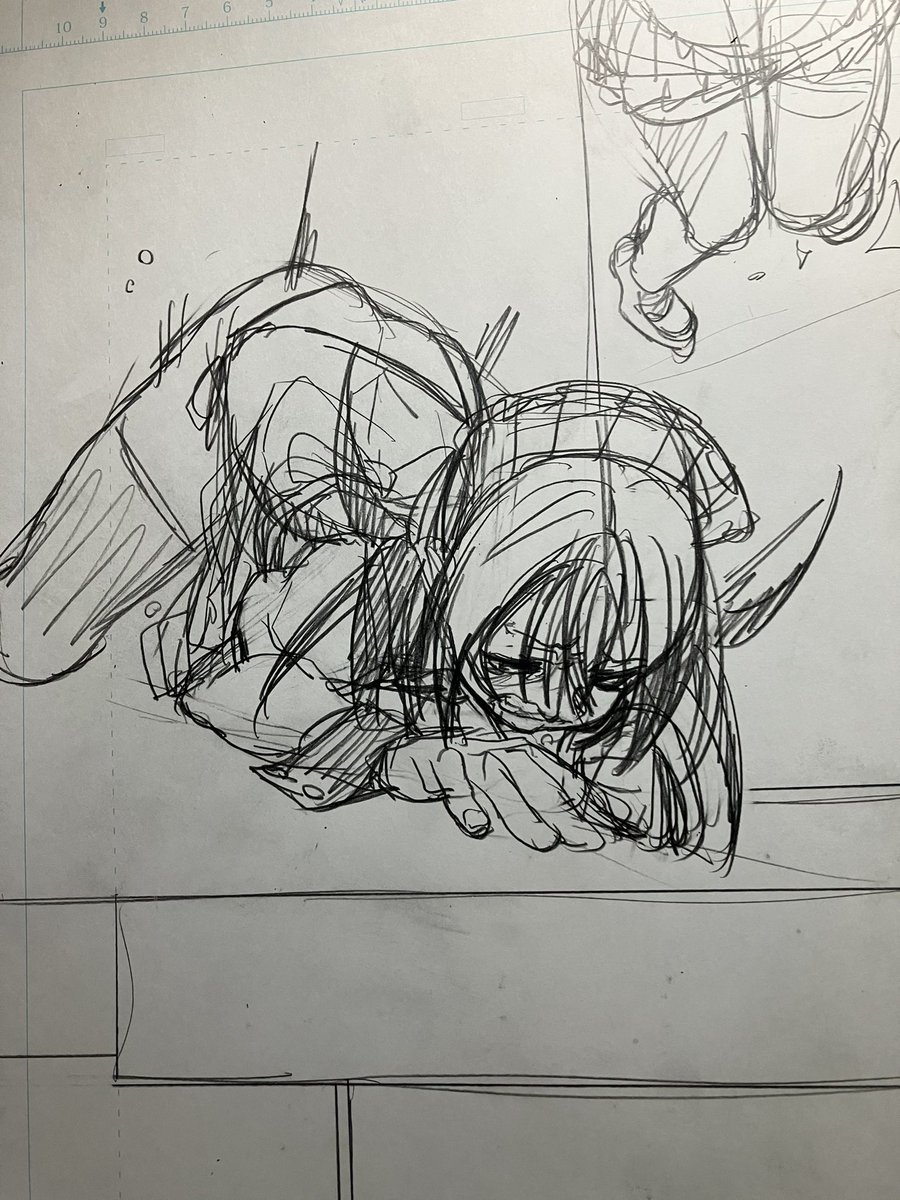 ブルブルする漫画描いてます 