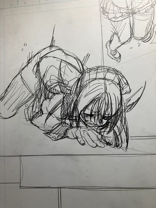 ブルブルする漫画描いてます 
