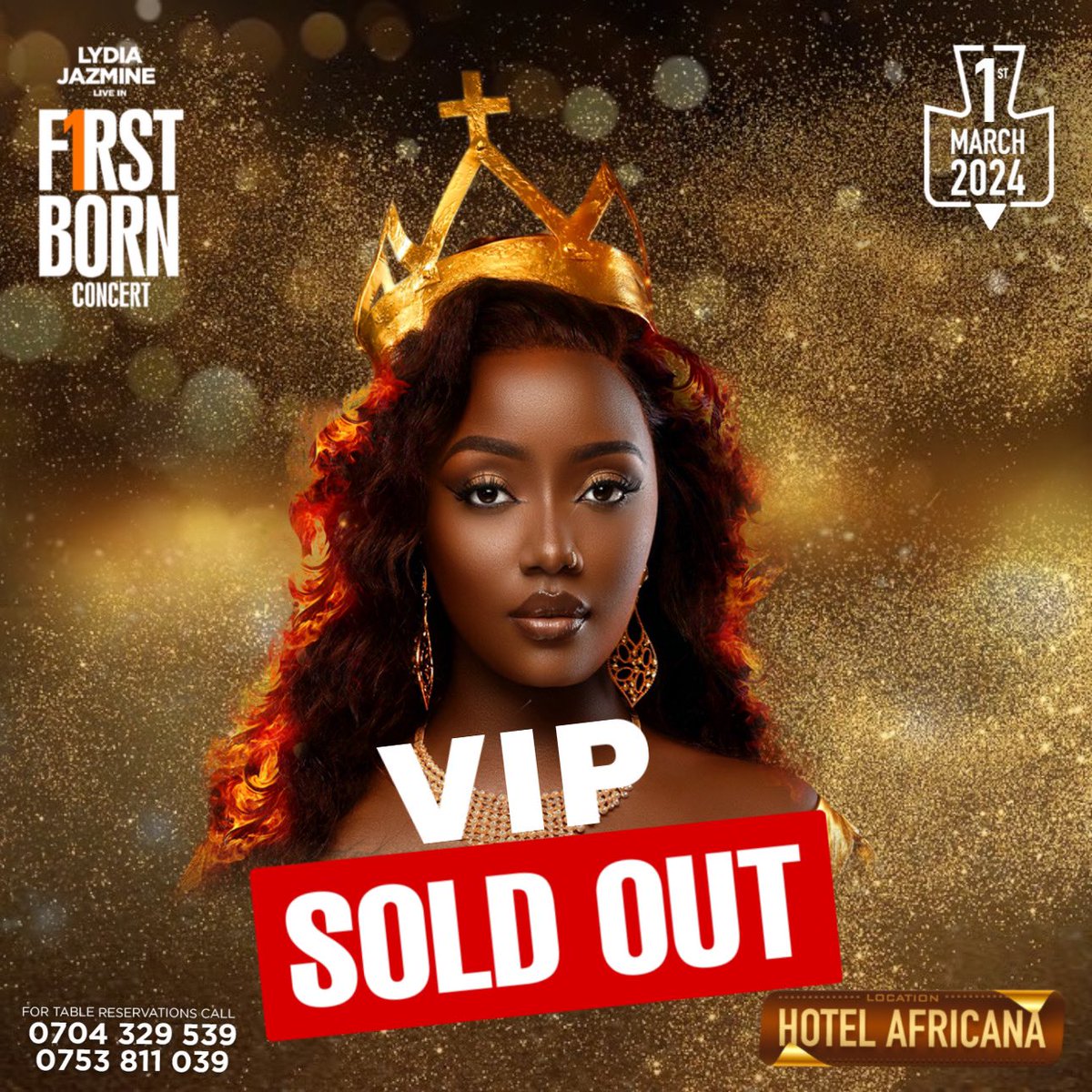 VIP TICKETS 🎫 SOLD  👏🏾💃🏾😍🎊🎉 Thank you my people 🙏🏾. Cant wait to give you my best 🥰