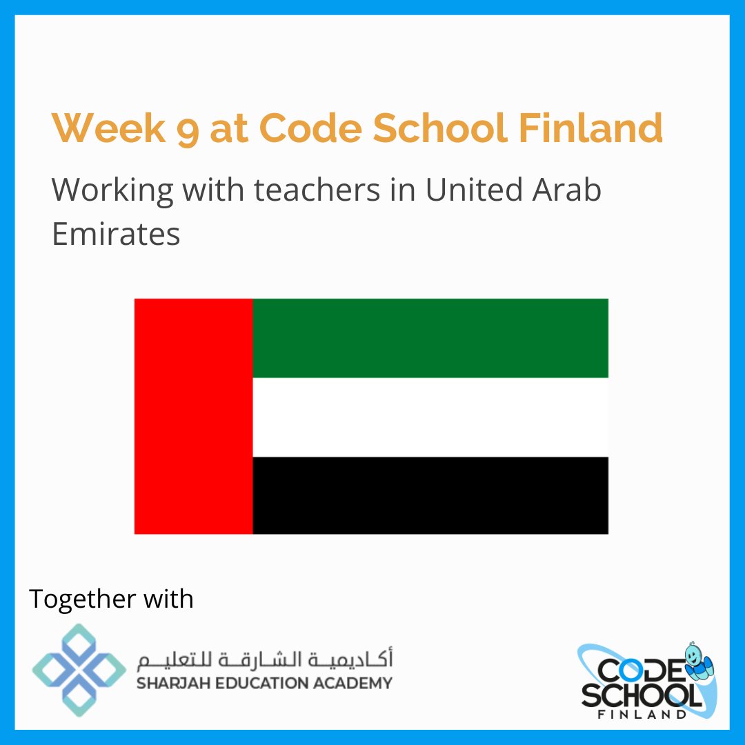 #digitalskills #teachingmethods #learningmaterial  #projectbasedlearning #21stcenturyskills #education   #teachinglearningmaterial #edtech #FinnishEdtech #finnisheducation #codeschoolfinland #csf #uae <a href="/SEA_SHJ/">Sharjah Education Academy</a>