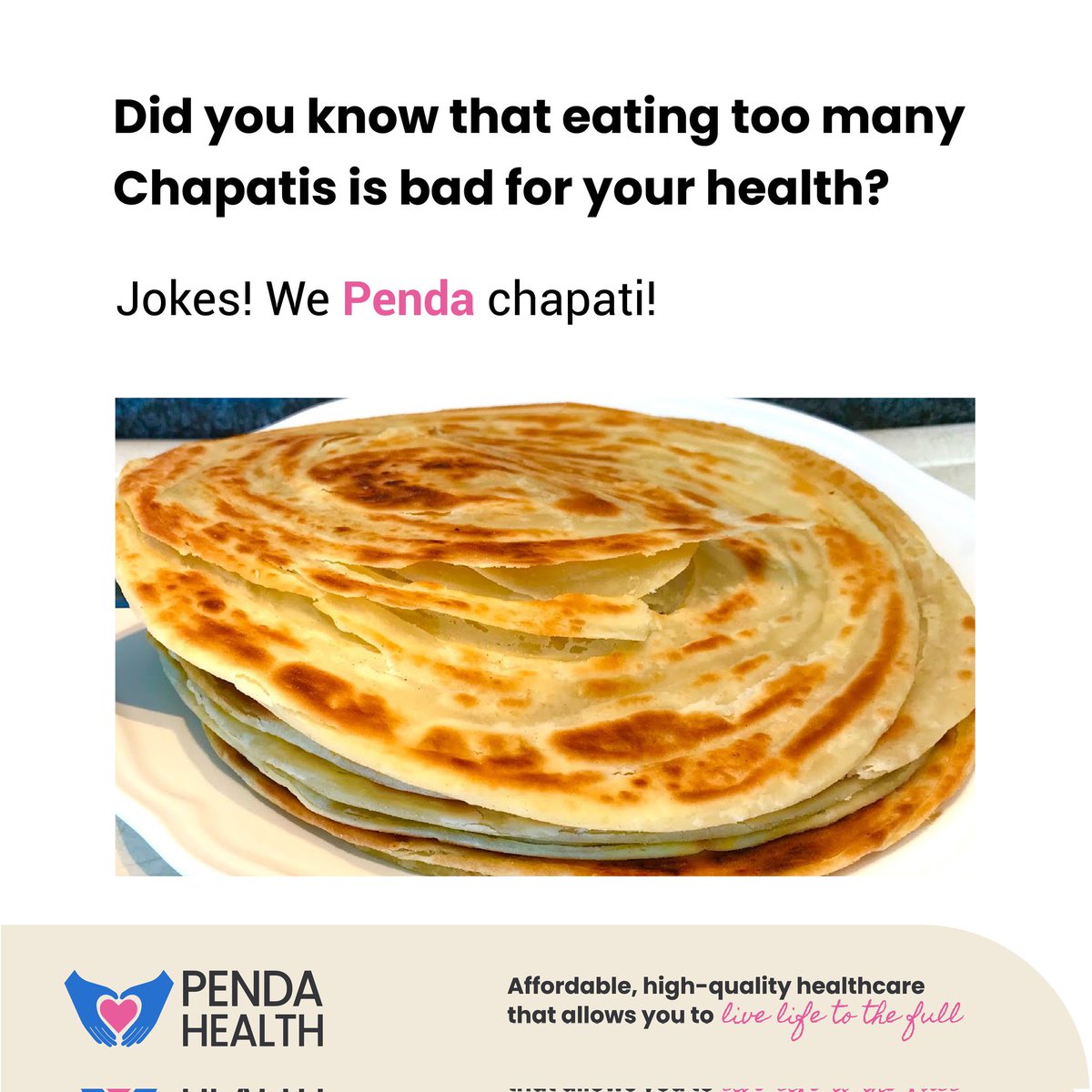 At Penda, we love #chapati 
#livelifetothefull