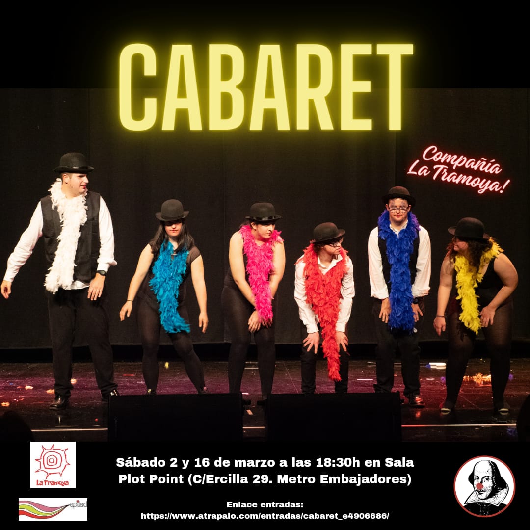 CABARET vuelve a los escenarios de la capital! Un #cabaret en el que ellos y ellas celebran la vida. No te lo pierdas! @ailove_esai <a href="/APILADpozuelo/">APILAD asociación</a> <a href="/ateneocult1mayo/">Fundación Sindical Ateneo 1º de Mayo</a> <a href="/Bululu2120/">Bululu2120</a> <a href="/culturainquieta/">Cultura Inquieta</a> <a href="/PatriGomendio/">Patricia Gomendio</a> <a href="/salatarambana/">Sala Tarambana</a> <a href="/TeatroLagrada/">TeatroLagrada</a> <a href="/XirguCCOO/">Sala Margarita Xirgu de CCOO del Henares</a> <a href="/TeatroMAD/">Teatro Madrid</a>