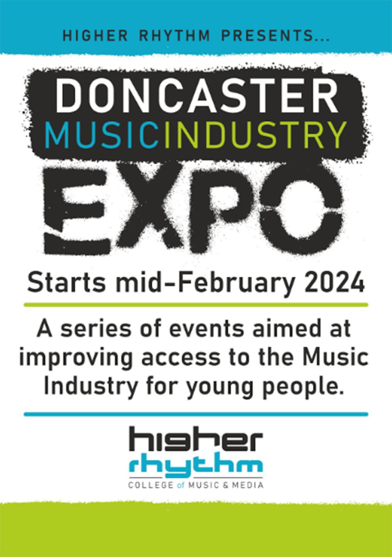 Doncaster Music Industry Expo continues on Monday with a Masterclass on Remixing and Reworking led by Stew Baxter from Hull band LIFE (<a href="/lifebanduk/">LIFE</a>). 

higherrhythm.co.uk/higher-rhythms…