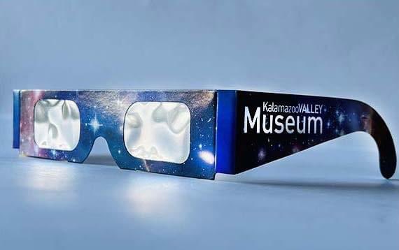 Excited about the April 8 solar eclipse? Stop by the Kalamazoo Valley Museum for a free pair of solar eclipse glasses, starting 3/1. One per person while supplies last. Note: Staring directly at the sun can damage your eyes. Use solar eclipse viewing glasses or a viewing device.