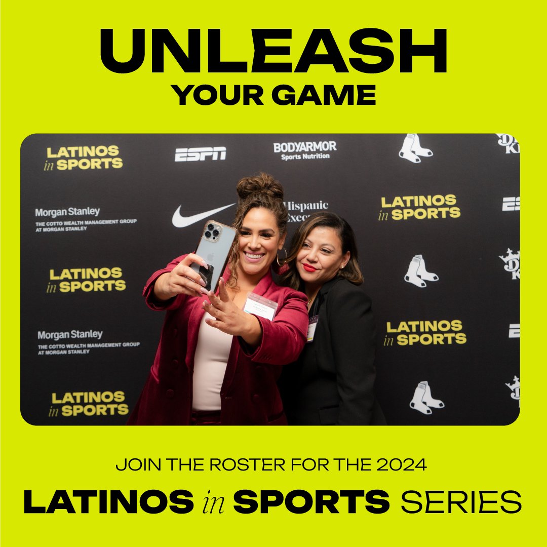 🏆 Calling all Latinos in Sports! Share your story in our 2024 Latinos in Sports Digital Series. Submit now! #LatinosInSports #SubmitNow 📝🔗hubs.la/Q02mR9sf0