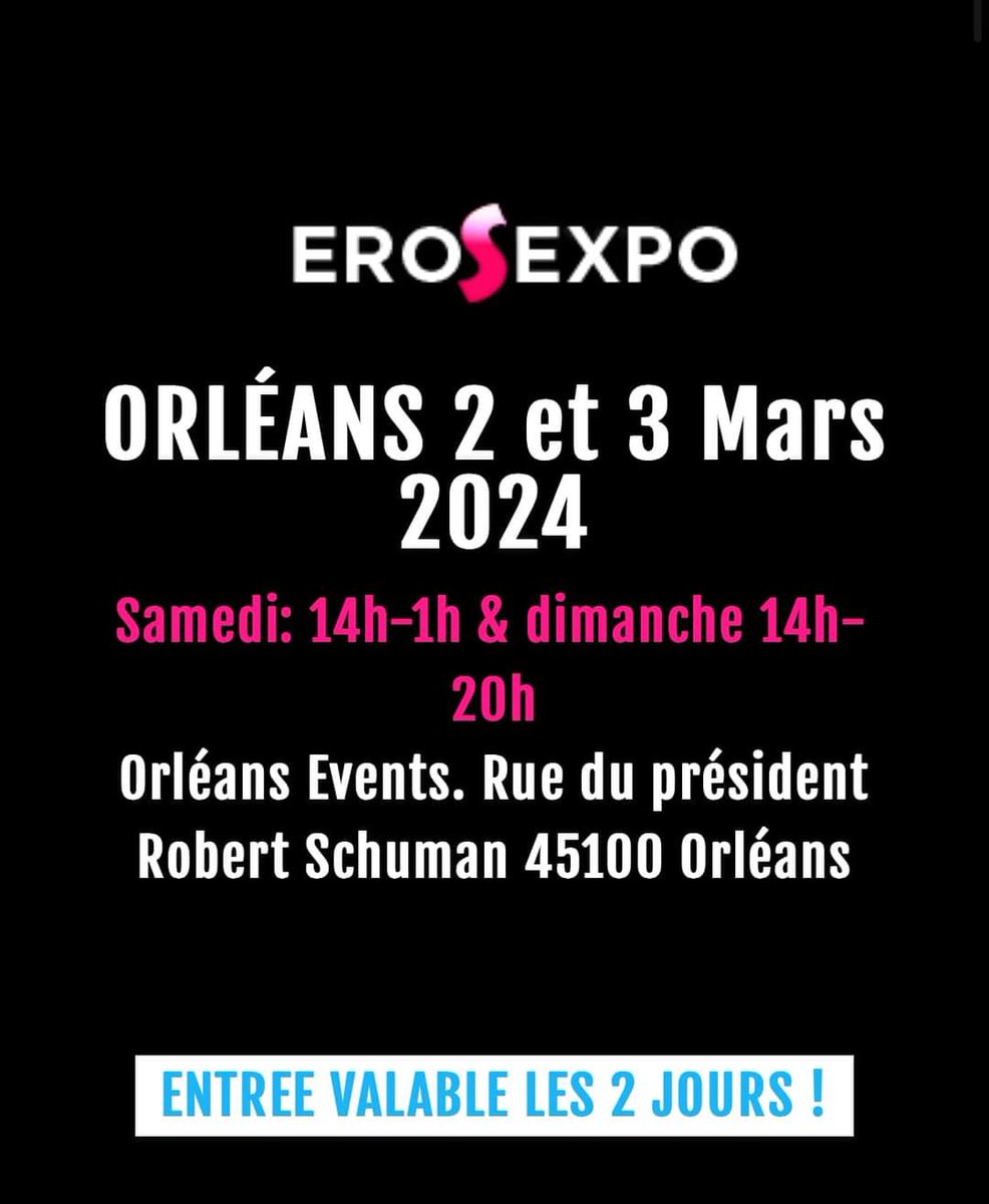 N oubliez pas c'est ce week-end ! @ErosexpoS #erosexpo #louisedulac #egerie #eroaward #adultindustry #actress #performance