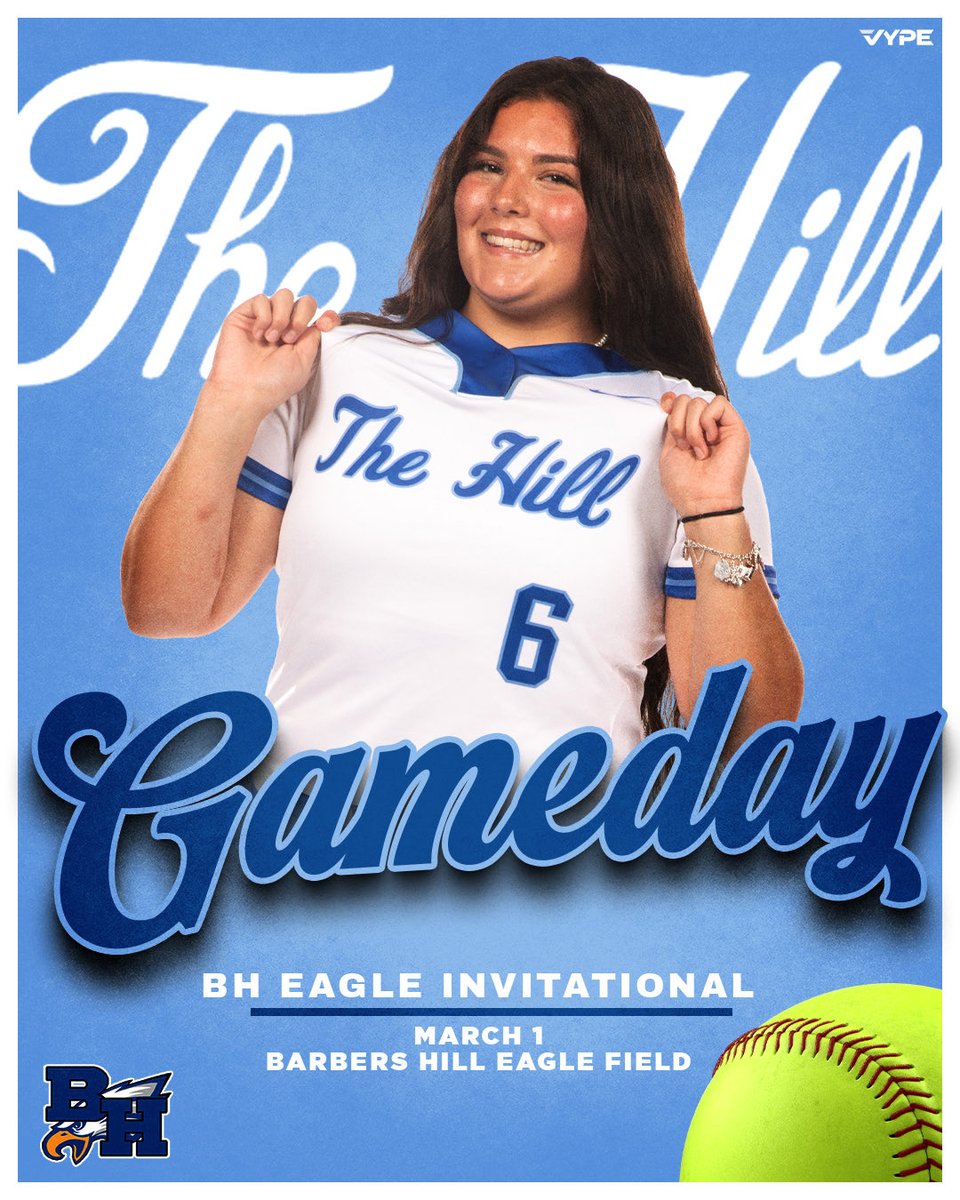 Barbers Hill HS Softball (@bh_softball) on Twitter photo Game Day on The Hill!! The Eagles ply at 4pm & 6pm. <a href="/BH_Athletics/">Barbers Hill Athletics</a> <a href="/barbers_hillhs/">Barbers Hill HS</a> <a href="/BHISD/">Barbers Hill ISD</a> <a href="/kennedyporter06/">Kennedy Porter</a> Game Day on The Hill!! The Eagles ply at 4pm & 6pm. <a href="/BH_Athletics/">Barbers Hill Athletics</a> <a href="/barbers_hillhs/">Barbers Hill HS</a> <a href="/BHISD/">Barbers Hill ISD</a> <a href="/kennedyporter06/">Kennedy Porter</a>