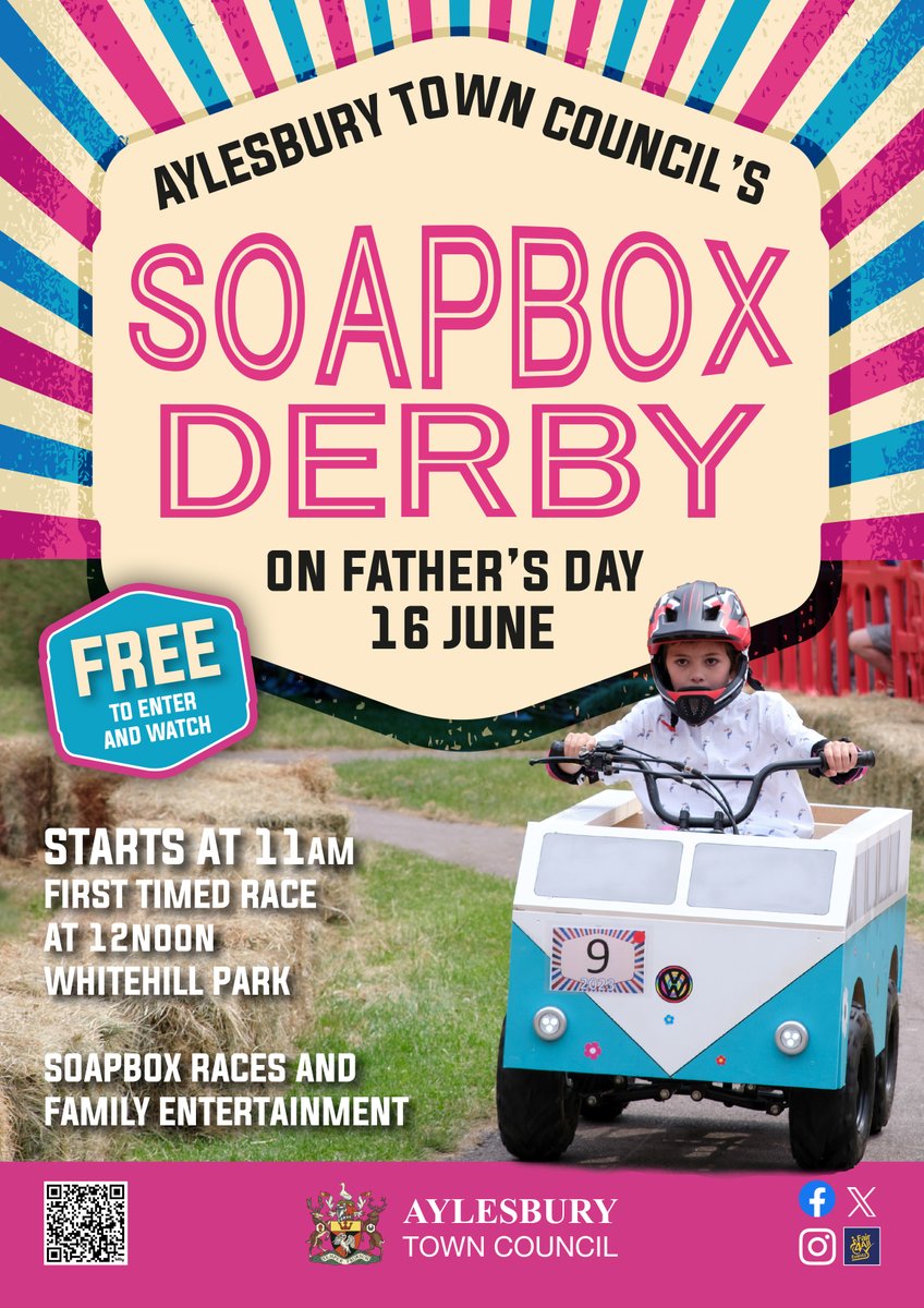 Registrations for our Soapbox Derby are now...OPEN! 

Build your own gravity-powered kart in time for our thrilling Soapbox Derby on Sunday 16 June: bit.ly/SoapboxDerby20…

Get inspired about your homemade kart creation at our Inspiration Day on 16 March: bit.ly/SBInspoDayForm…