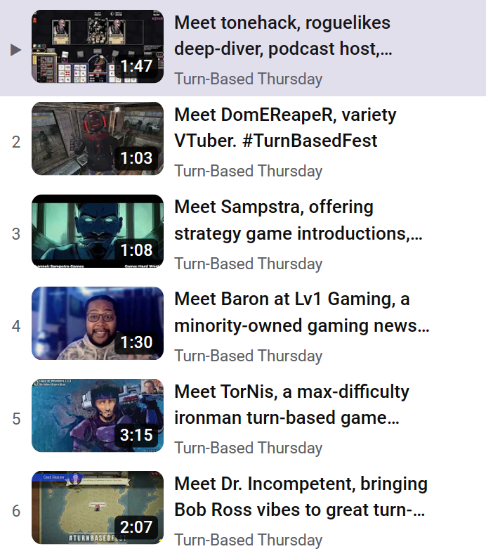 #TurnBasedThursday - Turn-Based Game Showcases tweet media