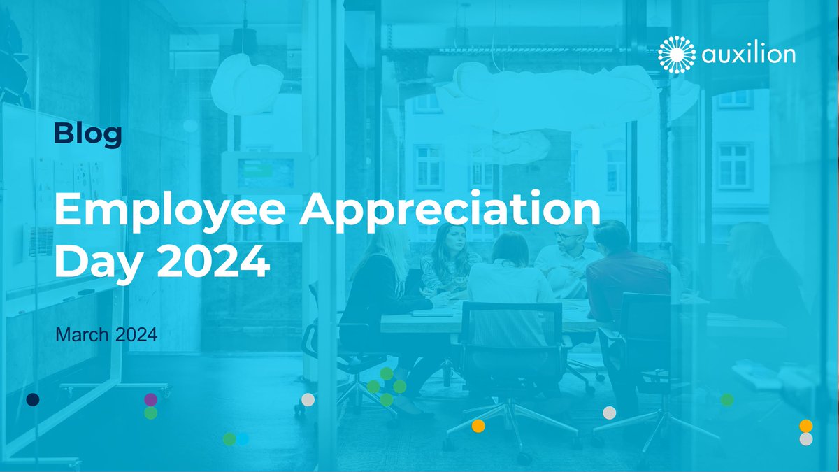 Today marks Employee Appreciation Day 2024. At Auxilion, we know that our people are our greatest strength. They enable our success and support our company culture of collaboration, innovation, and inclusivity. 

buff.ly/48B7Iab 

#EmployeeAppreciationDay #People #Careers