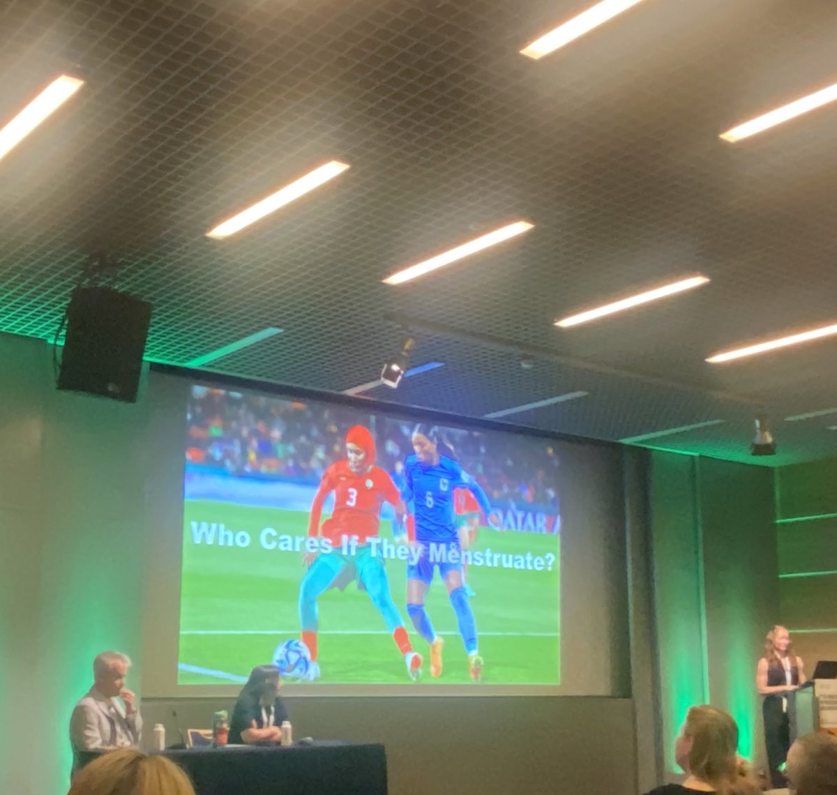 Great head to head debate on whether more research on menstrual  cycle is needed. 

For no: you simply don’t know what cycle part they’re in; assumed cycles ❌. Majority on birth control, research leaves a huge portion out. It is just one piece to the Ovarian hormone profile.