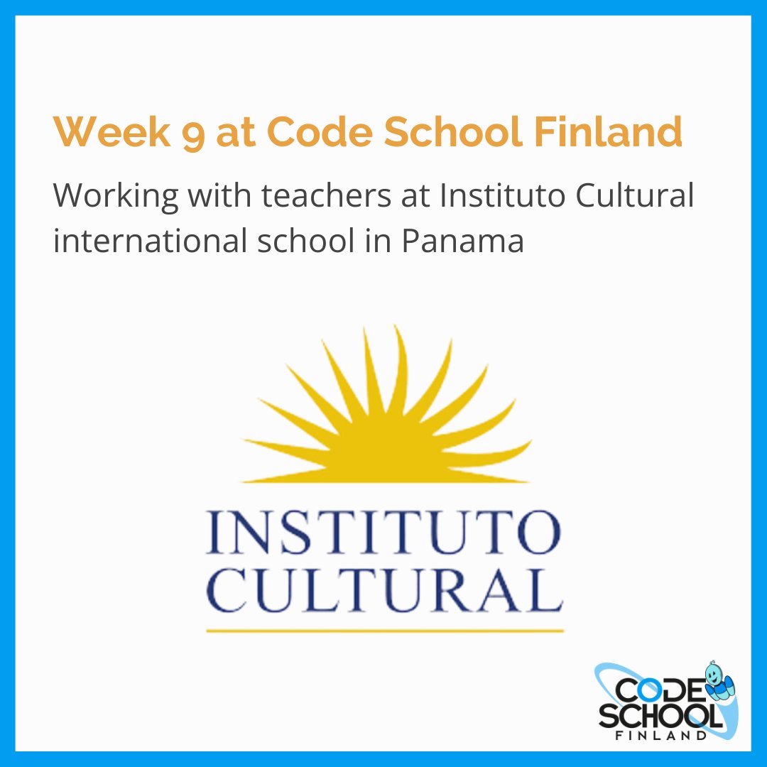 #codinginschools #digitalcreation #digitalskillsforkids #projectbasedlearning #21stcenturyskills #education #k12education #teachertraining #teachingandlearning 
#edtech #FinnishEdtech #educationexport #finnisheducation #codeschoolfinland #csf #cpd #InstitutoCultural
