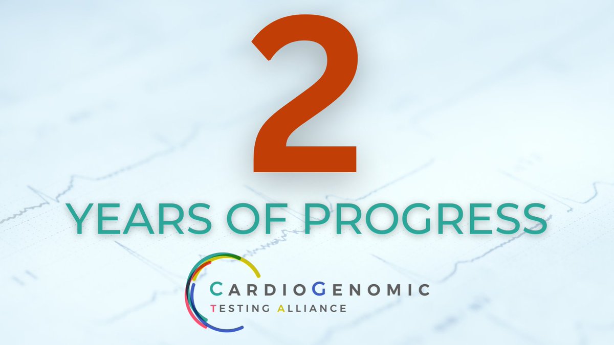 Today is CGTA’s 2-year anniversary!

2 years of raising awareness and utilization of genomic testing in cardiology.

2 years of educating providers, patients, and families.

2 years of striving to make a real impact.

Thank you to our dedicated members, partners, and advisors!
