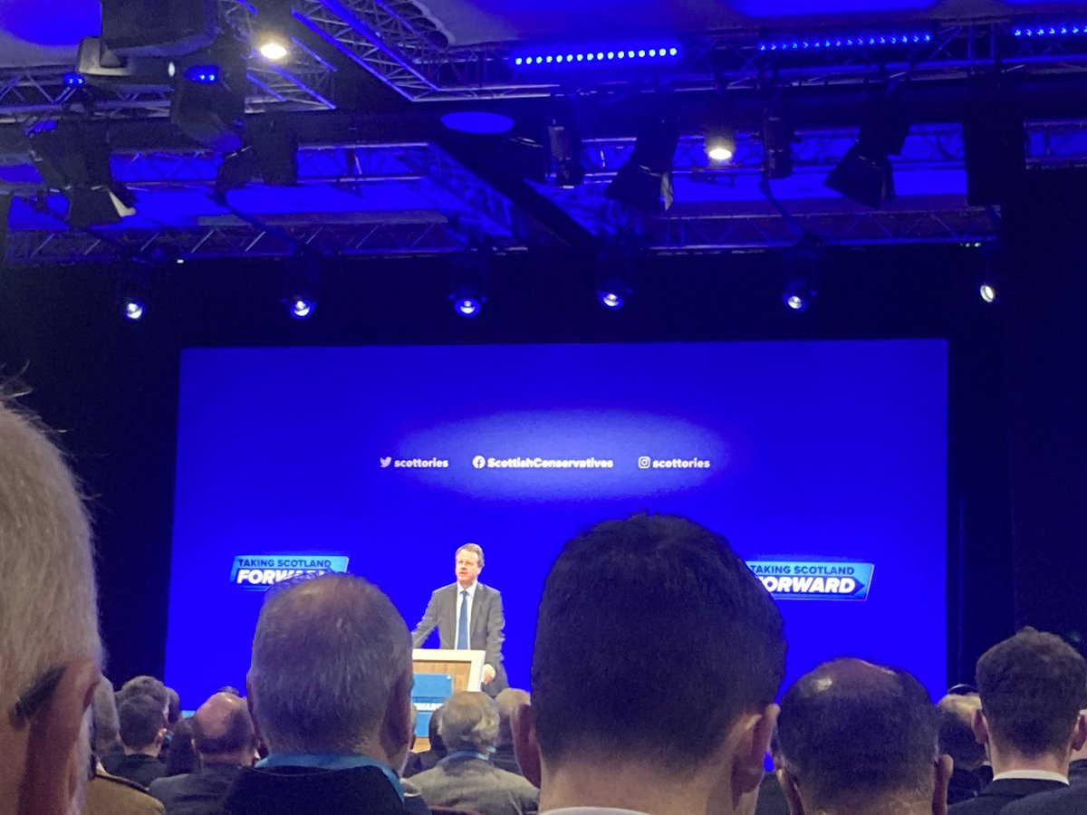 “The centre of our mission is to be Nat Zero” Alister Jack starts his speech at the Scottish Conservative conference