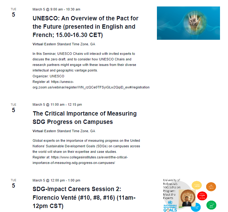 University Global Coalition (@uniglobalco) on Twitter photo #SDGWeek2024 begins Monday March 4th! View the week's calendar and register for events at: universityglobalcoalition.org/events-calenda… #universityglobalcoalition #sdgs #SDGWeek2024 begins Monday March 4th! View the week's calendar and register for events at: universityglobalcoalition.org/events-calenda… #universityglobalcoalition #sdgs