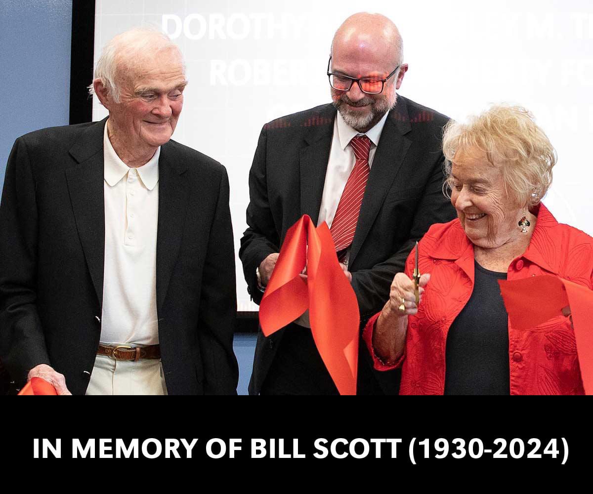 We mourn the passing of Bill Scott, a longtime champion for UNO and Omaha, who has given so much to this campus community.