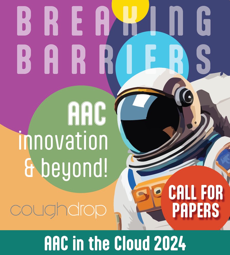 aac_forbes's tweet photo. CALL for PRESENTATIONS is OPEN until April 15 for AAC in the Cloud 2024!!! https://t.co/gwFcNcaD9K
#AAC #ForbesAAC #CoughDropAAC #WinSlate #ProSlate #speechandlanguage #SLP #augcomm https://t.co/4cbTrcAwiW