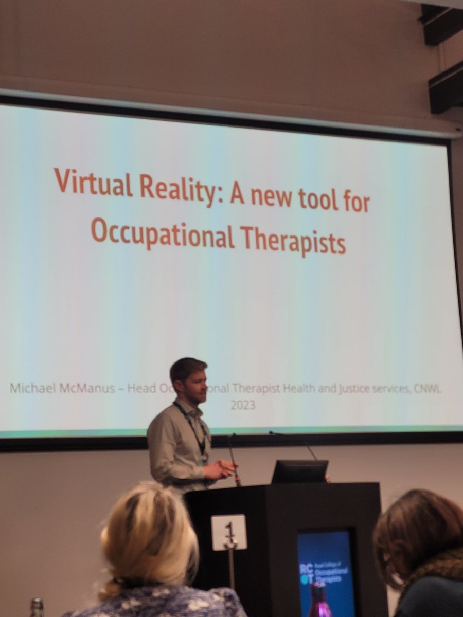 fisheraddiction's tweet photo. Reignited my interest to explore VR for #addiction #occupationaltherapy 💭 #RCOTMHSS24 @MichaelM_OT https://t.co/pKoilnfaoF