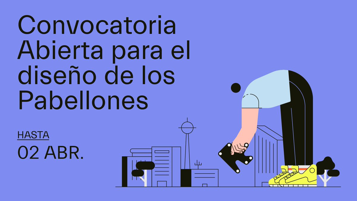 ¿Aún no has presentado tu propuesta para el diseño del pabellón temporal de Vigo y San Fernando de #TACFestival2024❓

¡Recuerda que hasta el 2 de abril permanecerá abierta la convocatoria! Participa en la tercera edición del Festival TAC! presentando un proyecto que una la