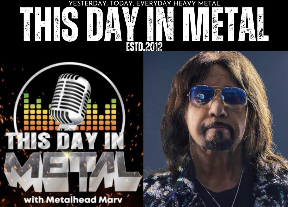 Super excited to have Ace Frehley on the This Day in Metal Podcast soon!! Send us some non related KISS questions to ask him and we’ll try and answer them!! Please subscribe to our Podcast here: podcasts.apple.com/ca/podcast/thi… Also available on Spotify and others.