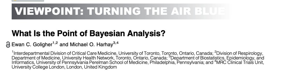 'What Is the Point of Bayesian Analysis?' With @ecgoligher atsjournals.org/doi/full/10.11…