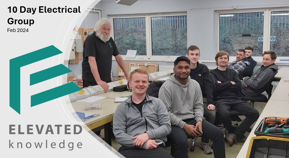 Congratulations to, William, Gopi, Josh, Joe, Kieran, Liam and Chris who have just completed our 10 Day Mechanical to Electrical Engineering Cross Skilling course.
Visit our website, hubs.li/Q02mRMjr0, email us at: info@elevatedknowledge.co.uk or call us on 0161 475 5840