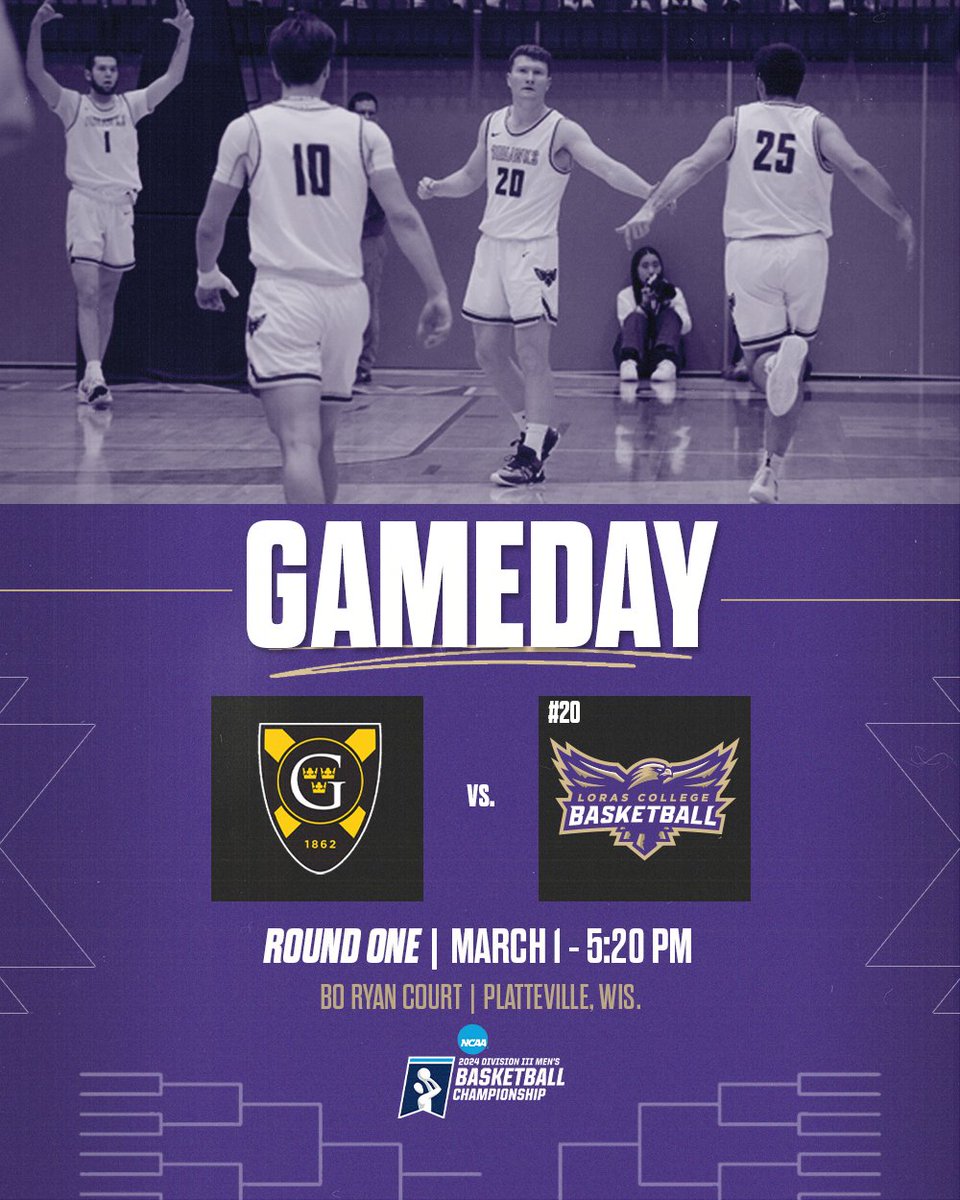 Time for 𝙈𝙖𝙙𝙣𝙚𝙨𝙨

🆚» Gustavus Adolphus College
🏟️» Bo Ryan Court
📍» Platteville, Wisconsin
🕠» 5:20 PM
📊» bit.ly/3SY9tbM
📺» bit.ly/48DJnk6

#GoDuhawks // #d3hoops