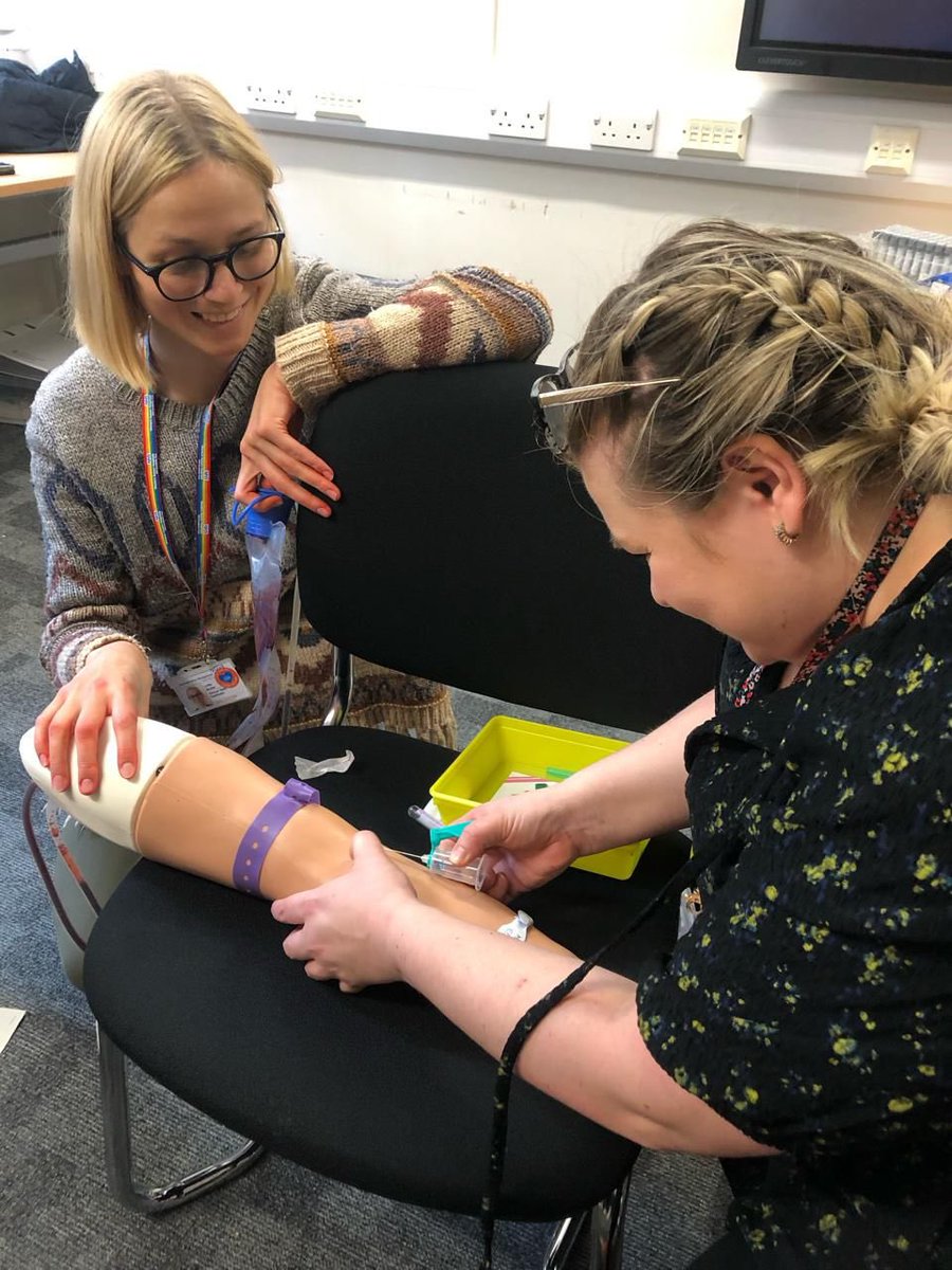 Venepuncture workshop this morning for Maternity Care Assistants
