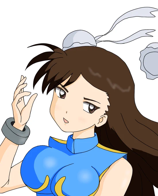 春麗の誕生ということで我流のチュンリーを描いてみました。#春麗誕生祭 #春麗 