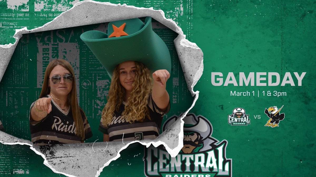 GAME DAY🤩☀️

Head out to Raider Field this afternoon or catch it live at portal.stretchinternet.com/centralcccolum…

Reminder- free admission all season‼️