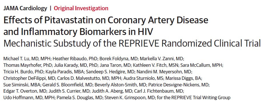 Primary results of @reprievetrial mechanistic substudy: · Pitavastatin ⬇️nonca coronary plaque 7% and plaque progression 33%. · ⬇️lipid oxidation and arterial inflammation · Helps explain 35% ⬇️MACE in REPRIEVE. bit.ly/3UlsBCy