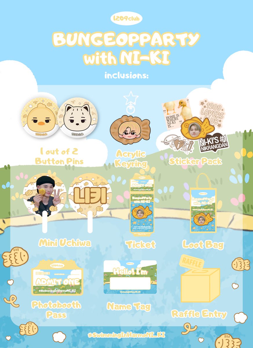 Nikrangdans! Feeling Fin-tastic today?💫

We‘re so excited to finally show you the actual previews for the inclusions of BungeoPPARTY with NI-KI 🩷 We can't wait to see you receive one of our kits soon! 🎐

#SwimmingInHarmoNI_KI