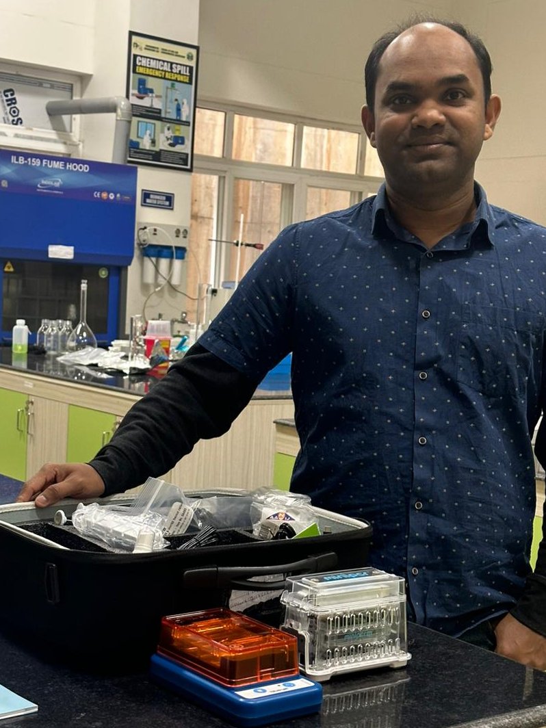Many thanks to @eDNAcollab and <a href="/miniPCR/">miniPCR bio</a> for providing a PCR thermal cycler and gel electrophoresis system as a part of 2024 Microgrant!
<a href="/AECBL_IITMandi/">AECBL@IITMandi</a> <a href="/SCEnE_IIT_Mandi/">SCEnE, IIT Mandi</a> <a href="/iit__mandi/">IIT Mandi</a> 

ednacollab.org/microgrants

minipcr.com/meet-the-edna-…