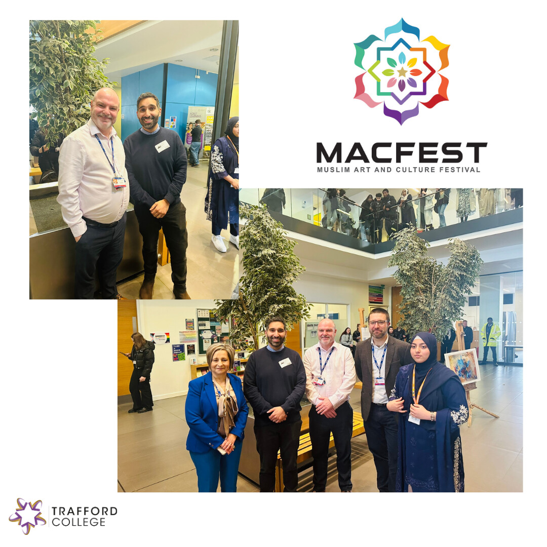 MACFEST arrived at Trafford College!... The Muslim Arts and Culture Festival was a colourful celebration with singing, dancing and food. We will share more later so keep your eyes on our socials! @macfestuk #macfest2024 #macfest #celebration