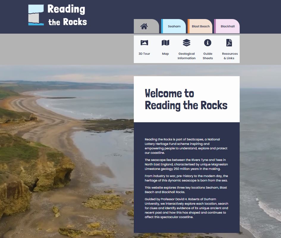 MORE EXCITING NEWS! ReadingtheRocks.com is now LIVE. Discover the geological wonders of the Durham coast and take a journey exploring ancient tropical reefs, the last ice age, and the impacts of mining.........see for yourself at ReadingtheRocks.com