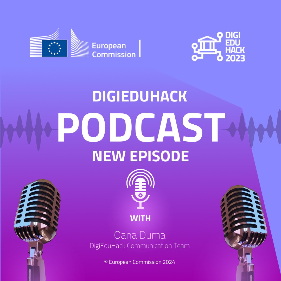 🔊 🆕 #Podcast Episode! 🎙️ Join us on the #DigiEduHack podcast as we unveil the brilliant solutions of our finalists and guide you through the public voting process. 🗳️🌐 Listen here: open.spotify.com/episode/3fxQD7… #EUDigitalEducation #DEAP #Vote