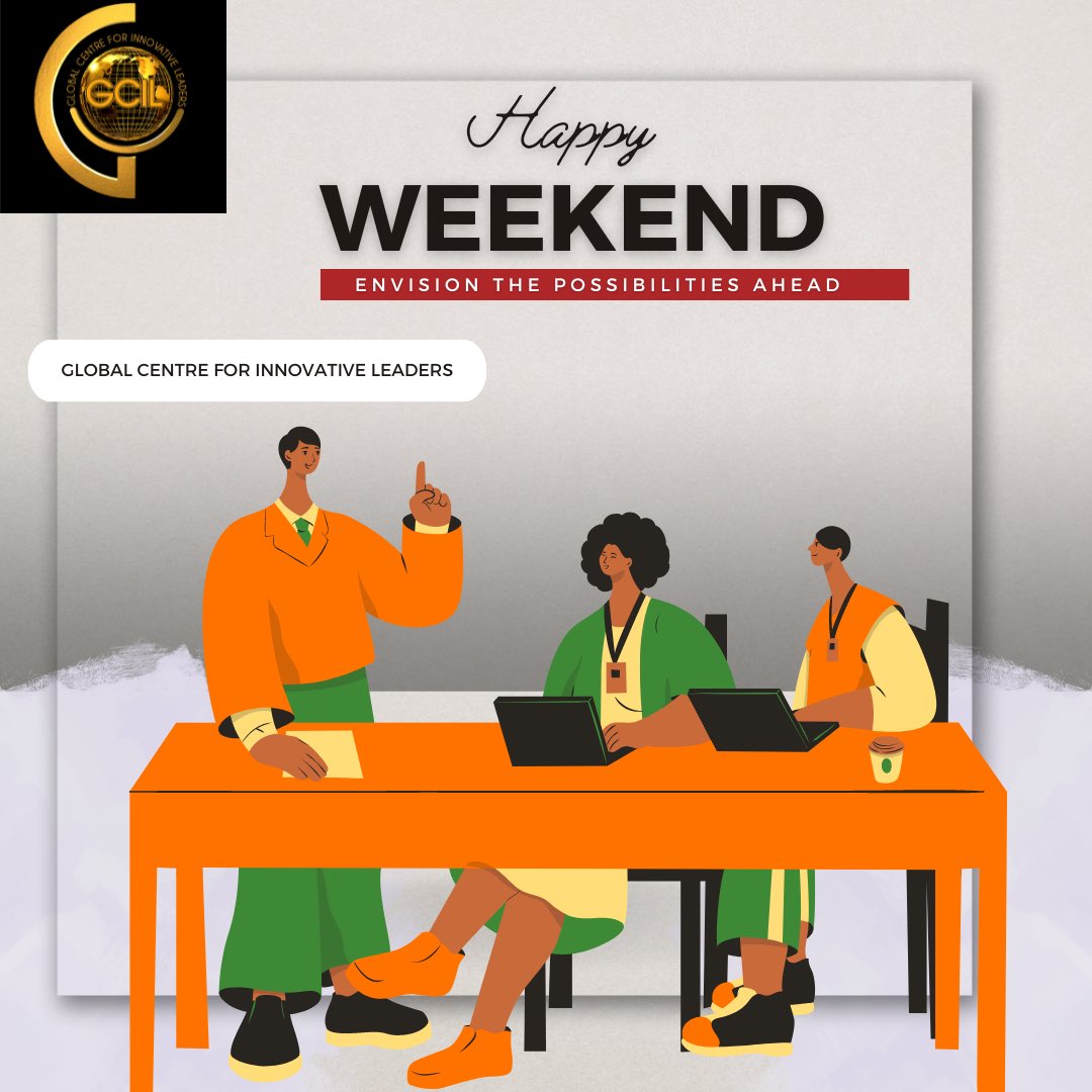 'Taking a moment to appreciate the journey and envision the possibilities ahead. Happy weekend, fellow trailblazers! #LeadingByExample'

For more inquiries 

Contact us @ gcileaders01@gmail.com

Call 🤙+447442182765 

WhatsApp : +2348038560668

GLOBAL CENTRE FOR INNOVATIVE