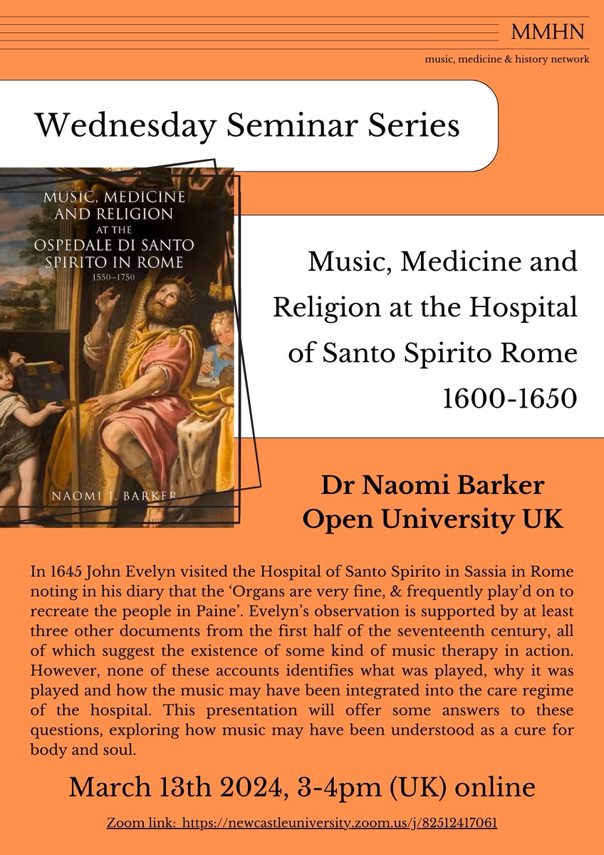 Music, Medicine and History Network tweet media