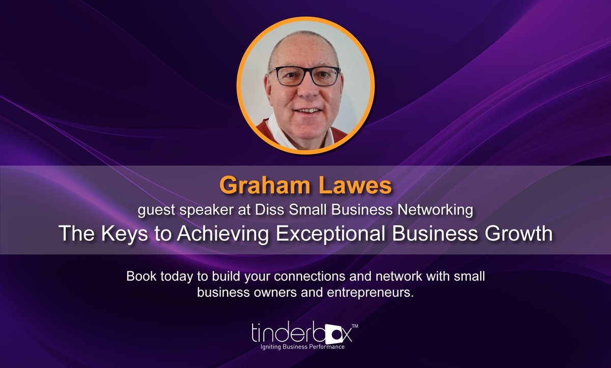 With over 25 years in Managing Director and Executive Leadership roles, Graham will be sharing his insights into how you can achieve exceptional growth within your business.

Spaces are limited so click the link to book: fsb.org.uk/event-calendar…