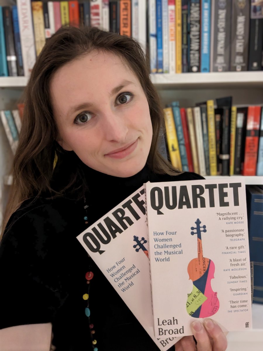 📚 SIGNED BOOK #GIVEAWAY! 📚 For #WomensHistoryMonth I am giving away a signed copy of QUARTET, which tells the stories of four pioneering women composers. All you have to do to enter is: - Follow me - Retweet this post Closes on #IWD, 8/3/24. Good luck!