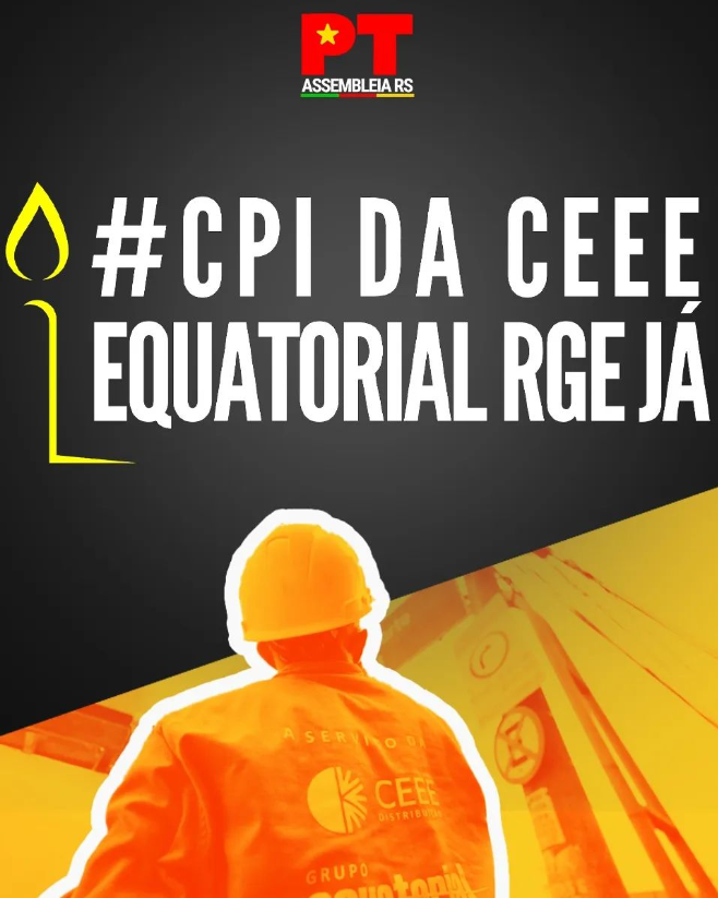 sofiacavedonPT's tweet photo. #CPIdCEEEEquatorialJá

Falta uma assinatura para instalarmos na Assembleia Legislativa a CPI da CEEE Equatorial e da RGE. 💥

 A tua assinatura pode garantir que a Assembleia cumpra seu papel de fiscalização e garanta os direitos do povo gaúcho. 📝

Os prejuízos foram enormes, com impacto direto na economia e na vida das famílias, empresas, agricultores, na saúde, na educação. Chega! 

A CPI é o único instrumento com poder real de investigar e convocar essas empresas para responder por que o serviço prestado é tão ruim há tanto tempo.

Assine aqui ⏩ https://t.co/z6S1C2tbxx
