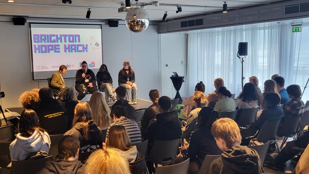 We are SO incredibly proud of our Young Expert Panellists - (L-R) Zoe, Sylvina and Liv. They have been part of the Youth Steering Group that has organised the whole day and now speaking passionately about their hopes! @GeorgeFielding1 @HopeCollective2