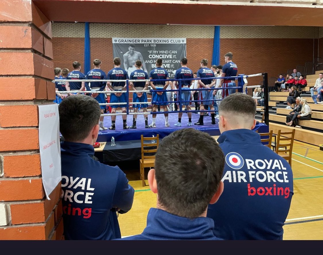 It’s what we do as a team that counts… #RAFBoxing