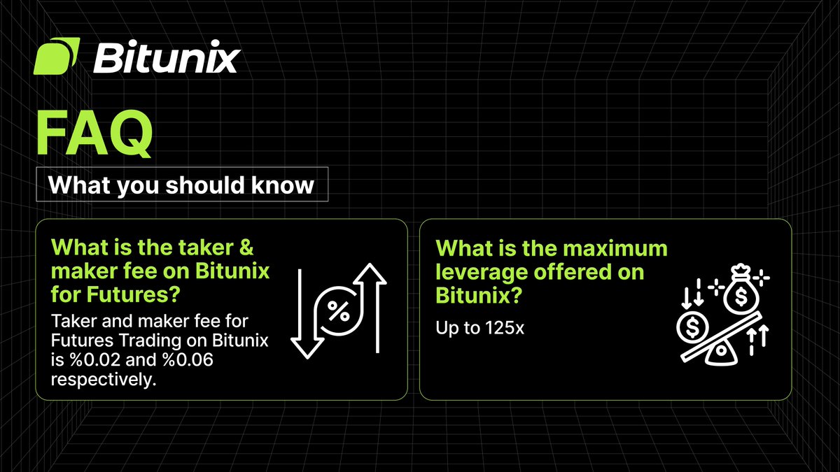 BitunixOfficial's tweet photo. Curious about #Bitunix?
Look no further! Our new FAQ section has all the answers you want to know π
#BitunixFAQ #TradingInsights https://t.co/tTKqN9SDWM
