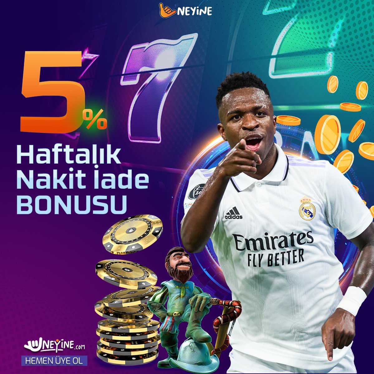 🎰 Rekor kazançlı Jackpotlar ve En yüksek oranlı karşılaşmalar Neyine'de ! 

🤩 %5 Haftalık Nakit İade Bonusu ile Bahisin keyfini çıkarın !

📲 Neyine Giriş ; bit.ly/41MmUi2