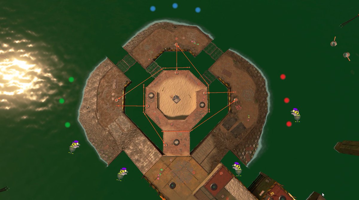 Minaraii's tweet image. [Bonerattle Arena]
(Normal / High / Low Tide)
Spawn locations &amp;amp; Snatchers
#Splatoon3 #NintendoSwitch